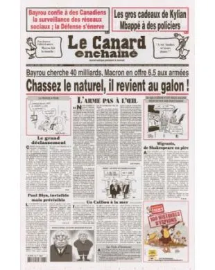 LE CANARD ENCHAINE