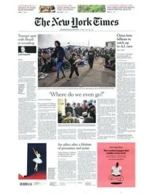 INTERNATIONAL NEW YORK TIMES