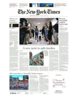 INTERNATIONAL NEW YORK TIMES
