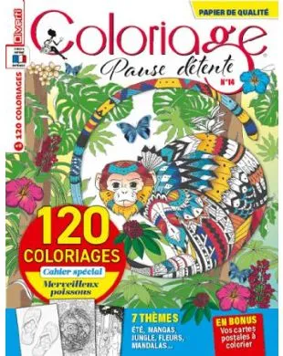 COLORIAGE PAUSE DETENTE