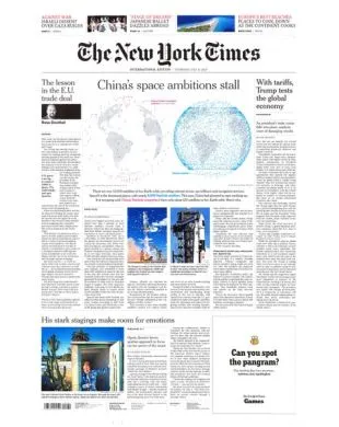 INTERNATIONAL NEW YORK TIMES