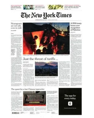 INTERNATIONAL NEW YORK TIMES