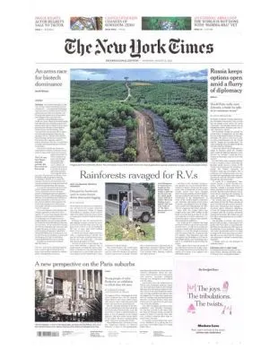 INTERNATIONAL NEW YORK TIMES