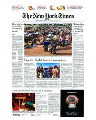 INTERNATIONAL NEW YORK TIMES