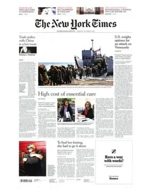 INTERNATIONAL NEW YORK TIMES