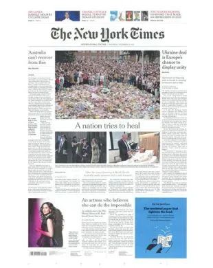 INTERNATIONAL NEW YORK TIMES