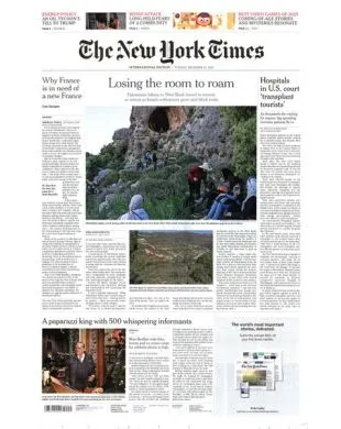 INTERNATIONAL NEW YORK TIMES