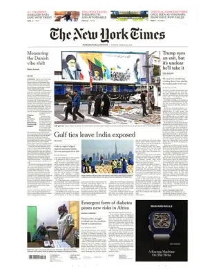 INTERNATIONAL NEW YORK TIMES