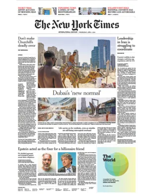 INTERNATIONAL NEW YORK TIMES