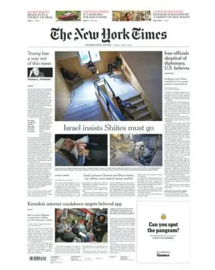 INTERNATIONAL NEW YORK TIMES