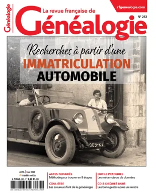 LA REVUE FRANCAISE DE GENEALOGIE