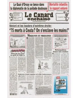 LE CANARD ENCHAINE