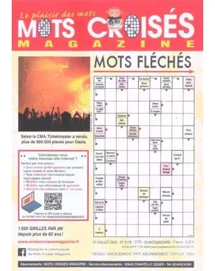 MOTS CROISES MAGAZINE