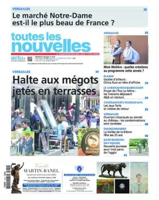 TOUTES LES NOUVELLES - L'HEBDOMADAIRE DES YVELINES