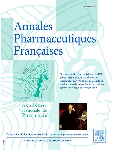 ANNALES PHARMACEUTIQUES FRANCAISES