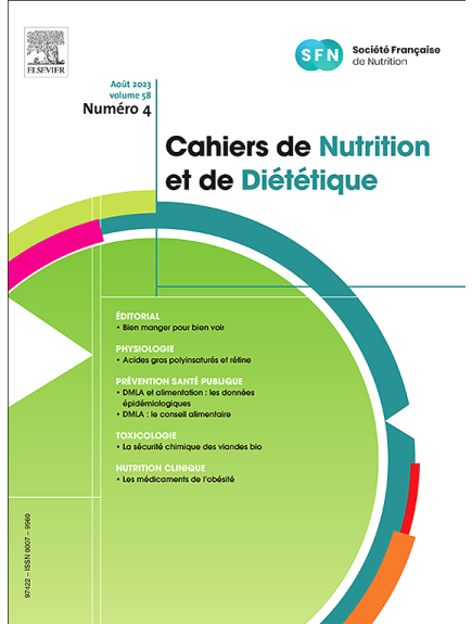 CAHIERS DE NUTRITION ET DE DIETETIQUE