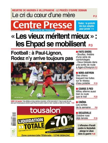 CENTRE PRESSE AVEYRON