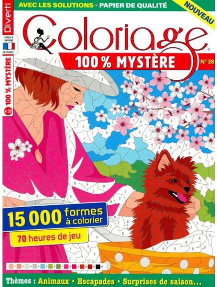 COLORIAGE 100 % MYSTERE