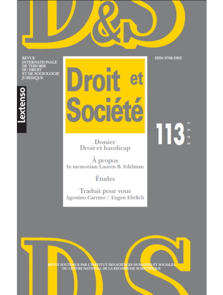 DROIT ET SOCIETE