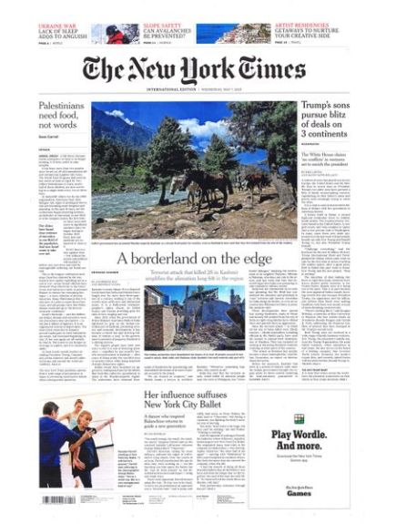 INTERNATIONAL NEW YORK TIMES