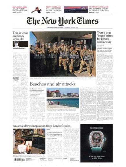 INTERNATIONAL NEW YORK TIMES