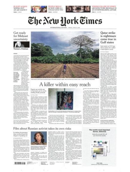 INTERNATIONAL NEW YORK TIMES