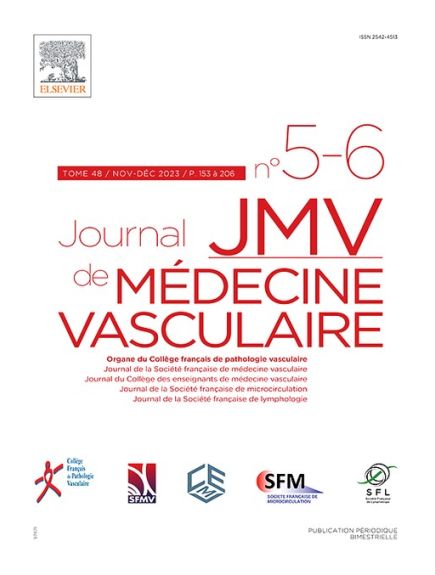 JMV JOURNAL DES MALADIES VASCULAIRES