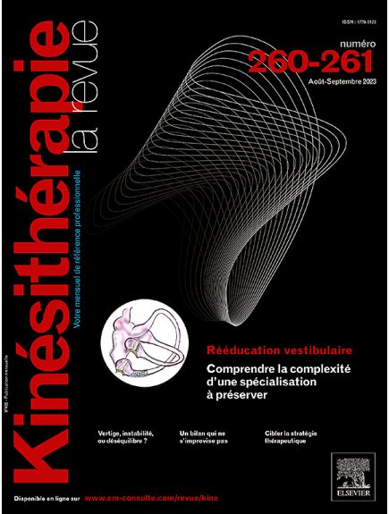 KINESITHERAPIE, LA REVUE