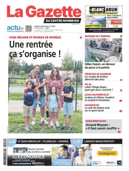 LA GAZETTE DU CENTRE MORBIHAN