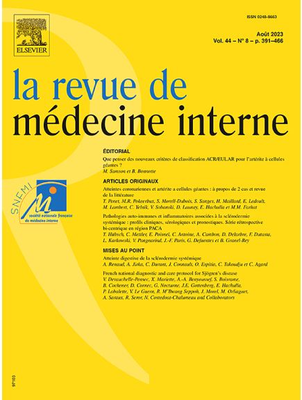 LA REVUE DE MEDECINE INTERNE