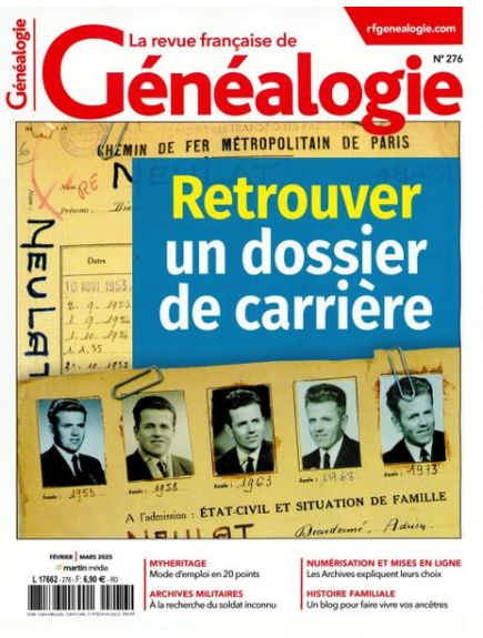 LA REVUE FRANCAISE DE GENEALOGIE