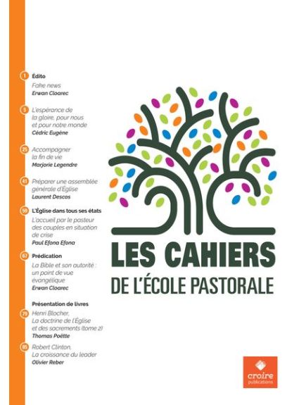 LES CAHIERS DE L'ECOLE PASTORALE