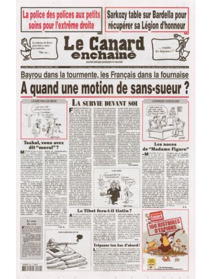 LE CANARD ENCHAINE