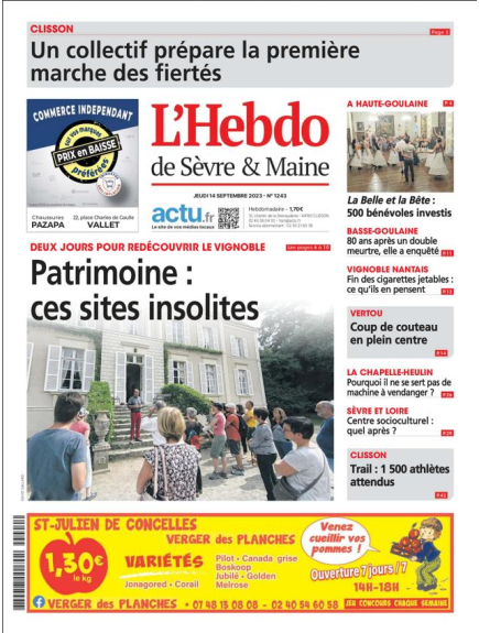 L'HEBDO DE SEVRE ET MAINE