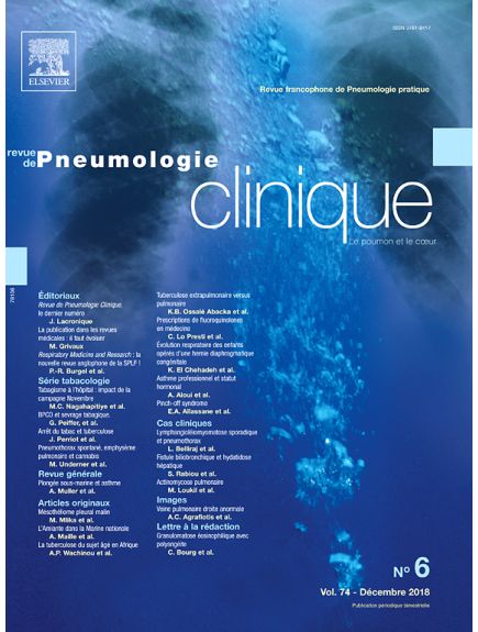 REVUE DE PNEUMOLOGIE CLINIQUE