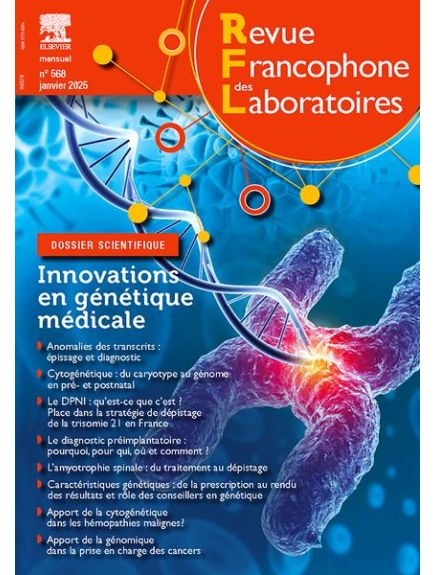 REVUE FRANCOPHONE DES LABORATOIRES RFL
