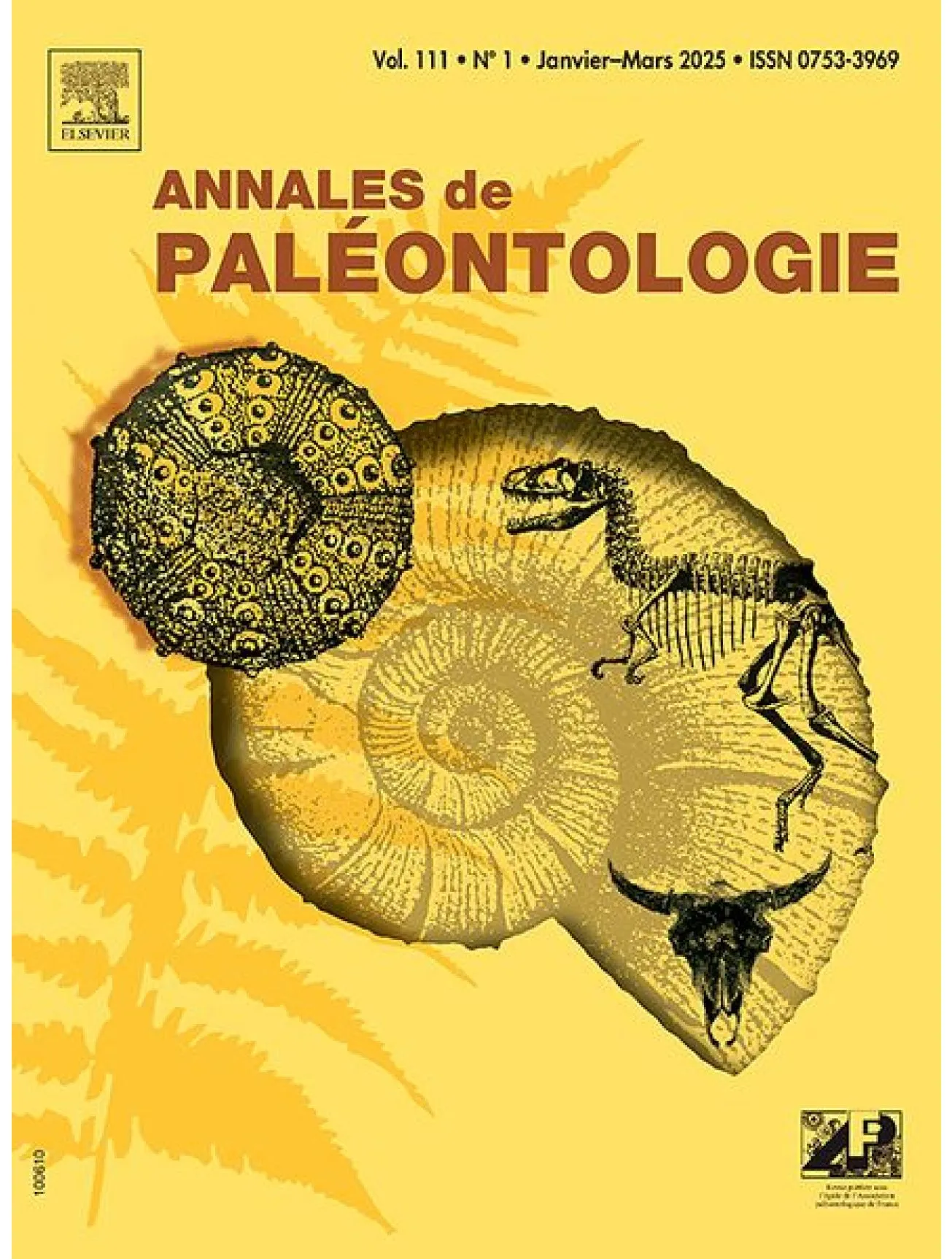 Dernière couverture — Annales De Paleontologie
