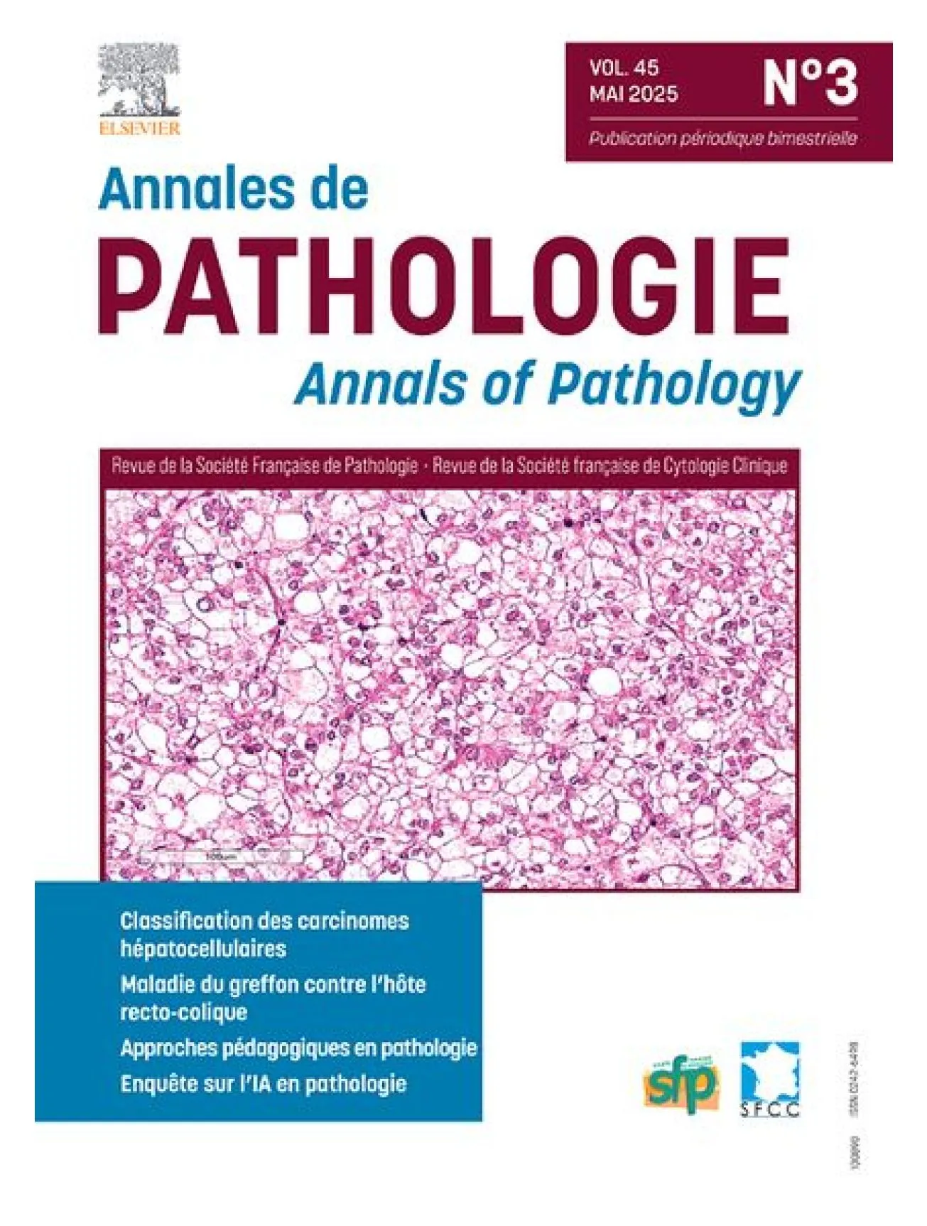 Dernière couverture — Annales De Pathologie