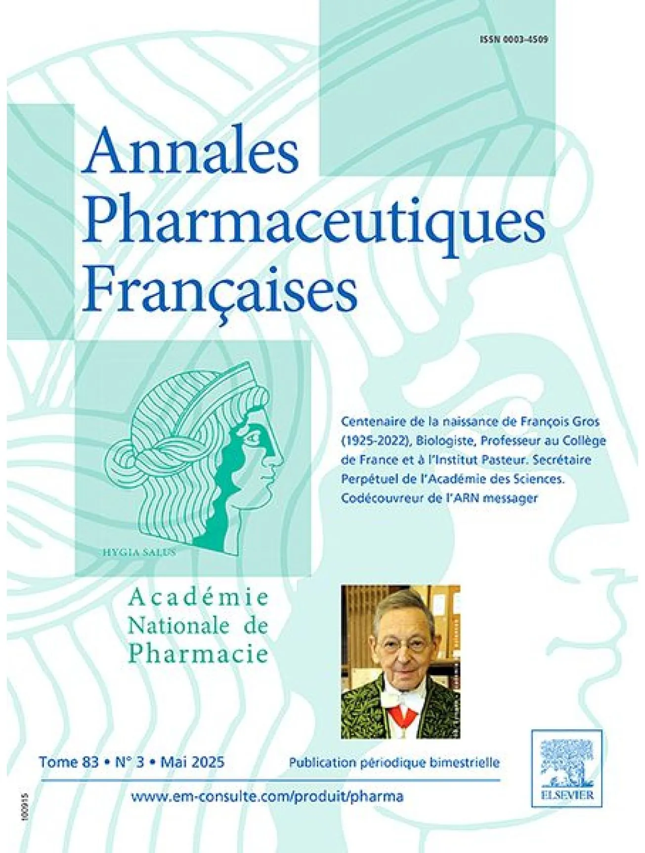 Dernière couverture — Annales Pharmaceutiques Francaises