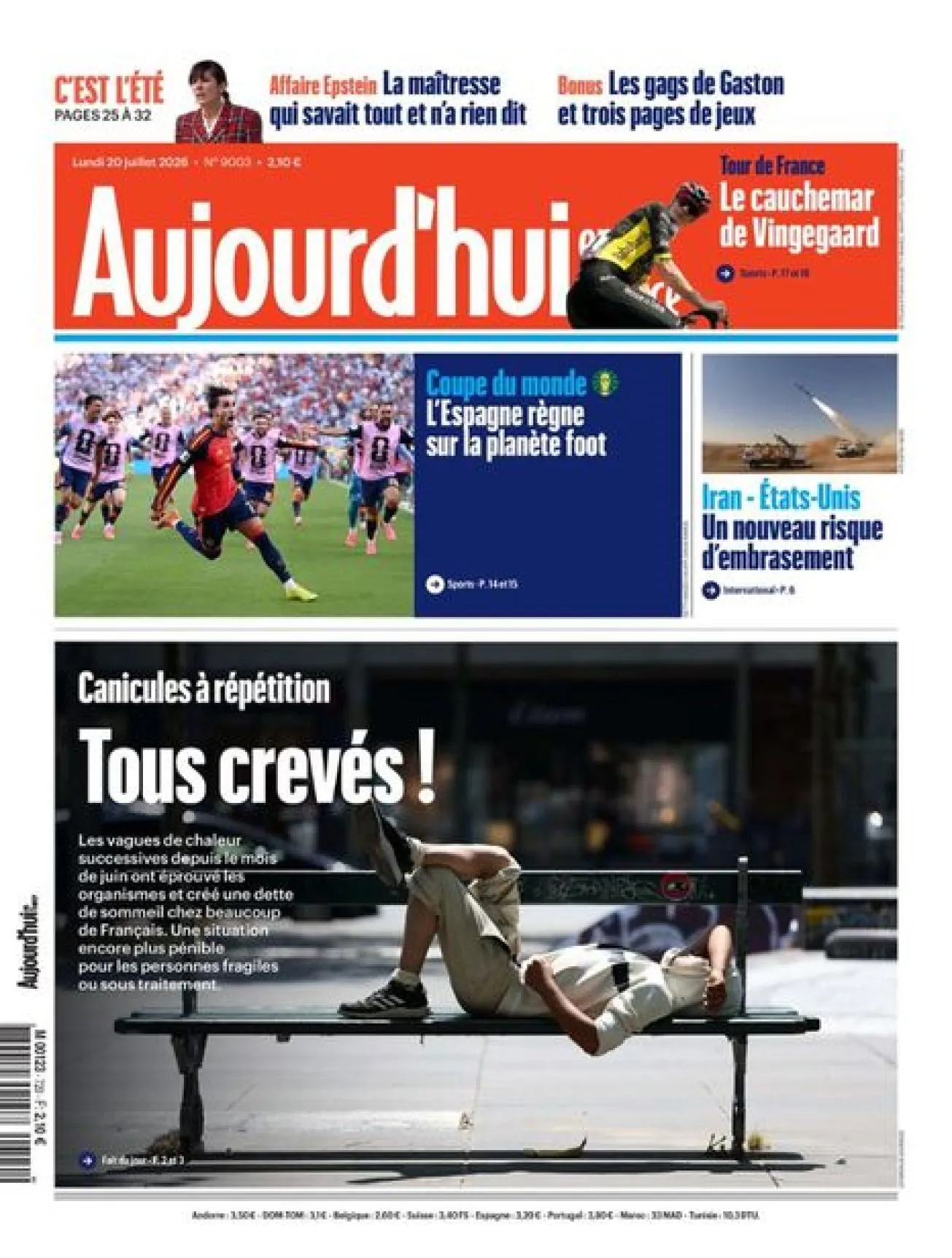 Dernière couverture — jourd hui france