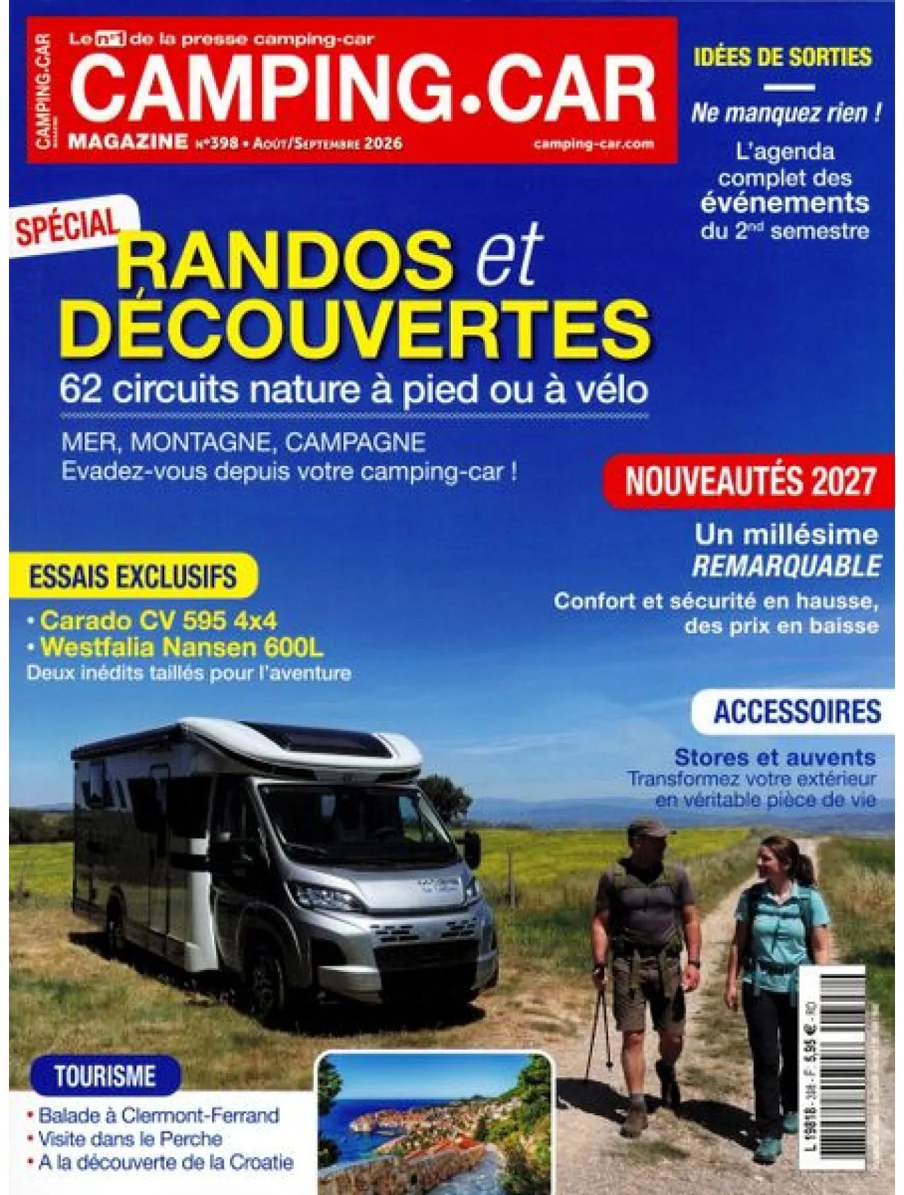 Dernière couverture — Camping Car Magazine