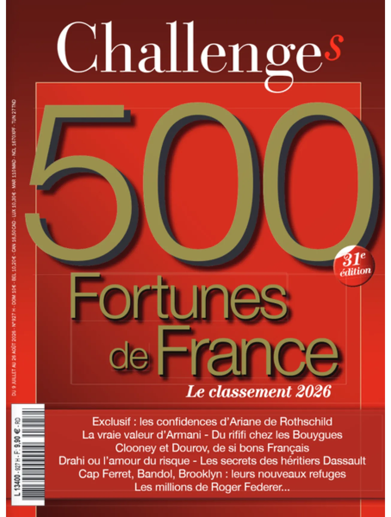 Dernière couverture — Challenges