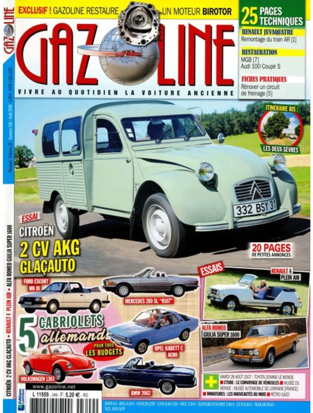 Dernière couverture — Gazoline