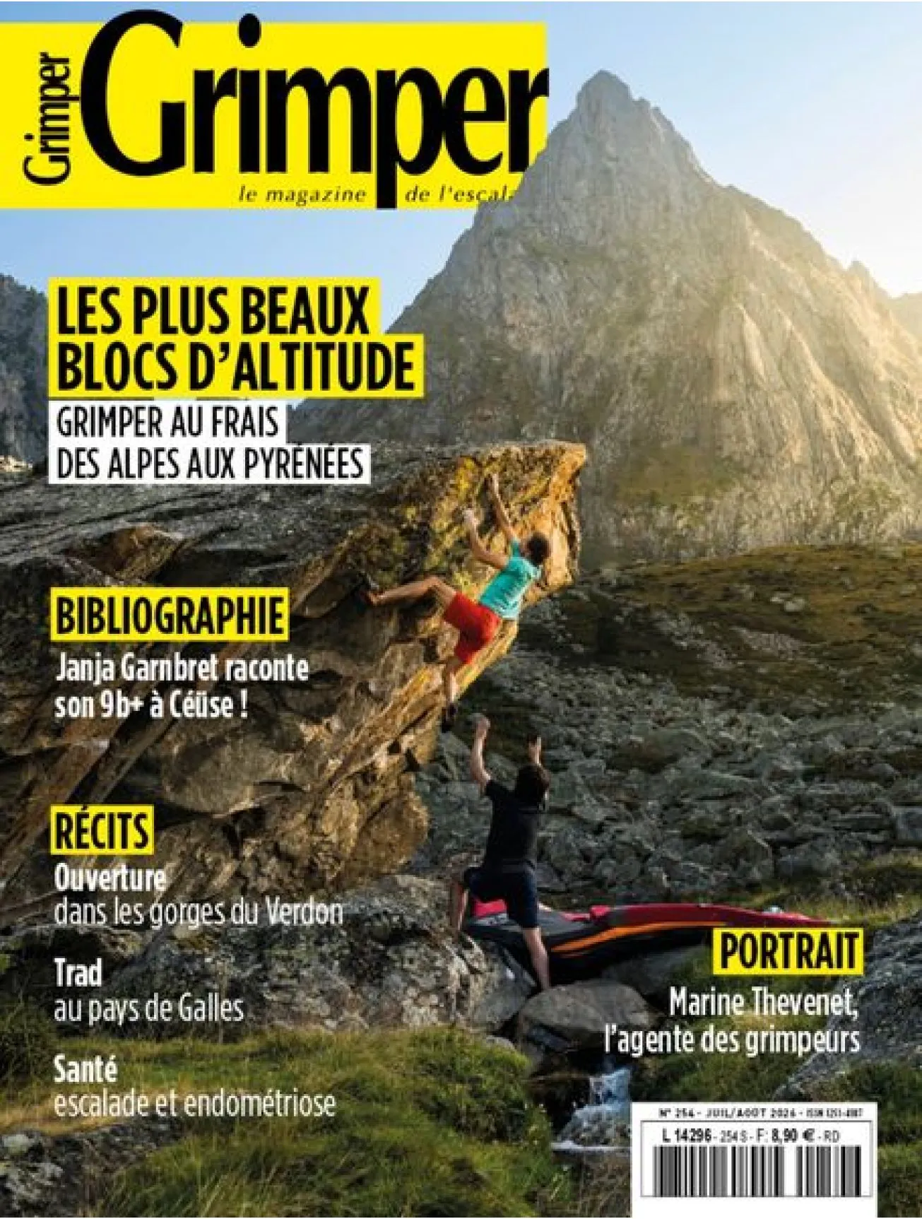 Dernière couverture — Grimper
