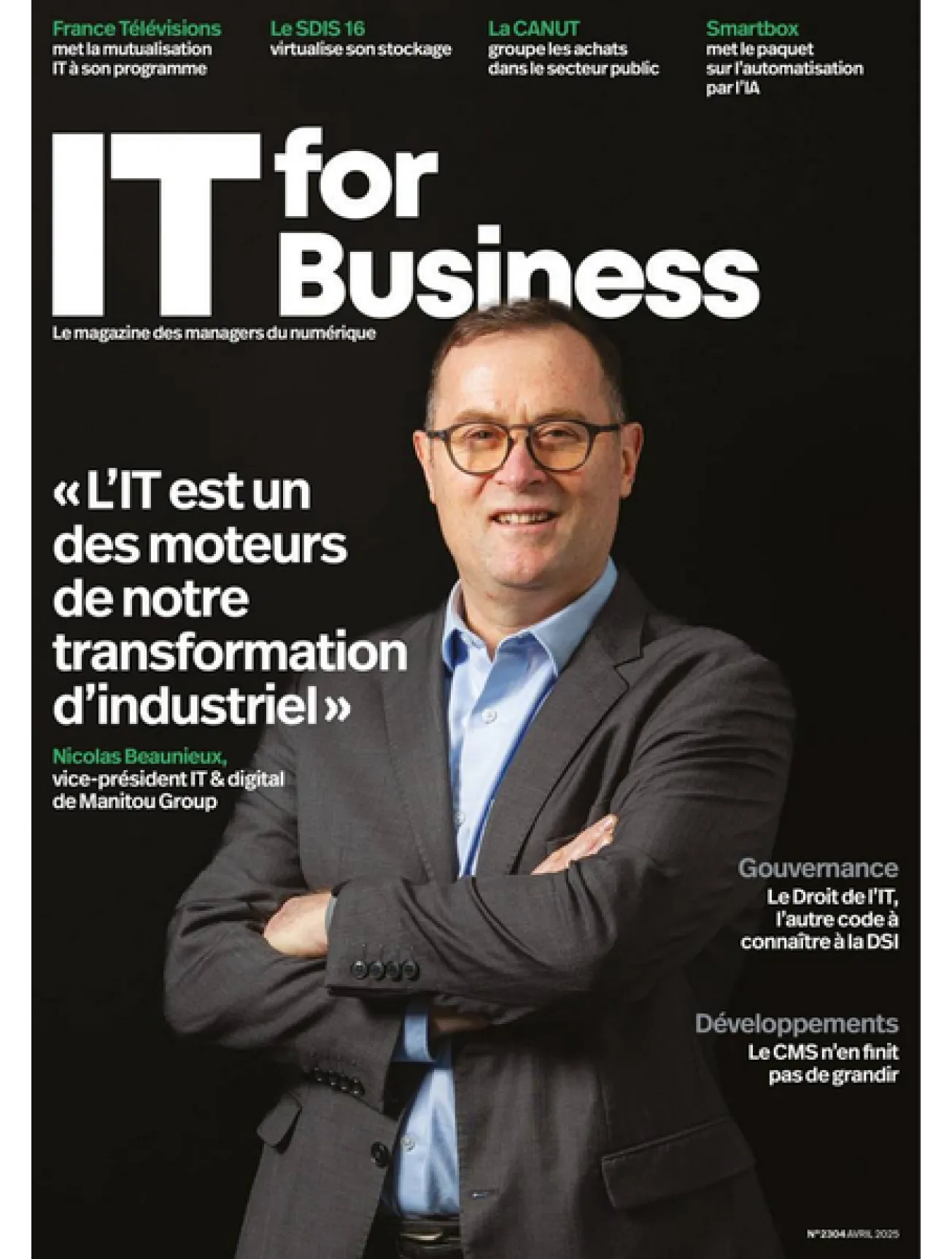 Dernière couverture — It For Business