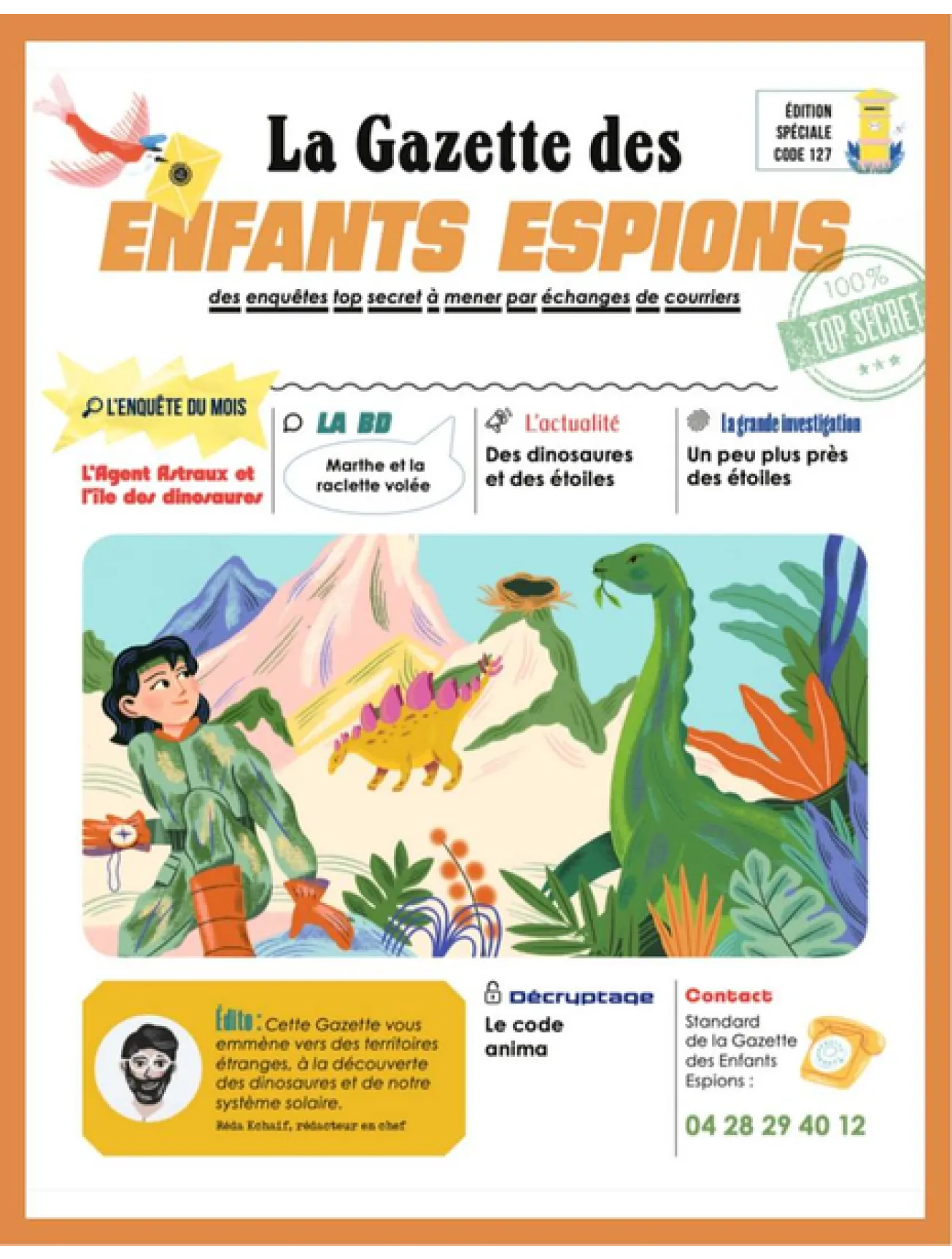 Dernière couverture — gazette enfants espions