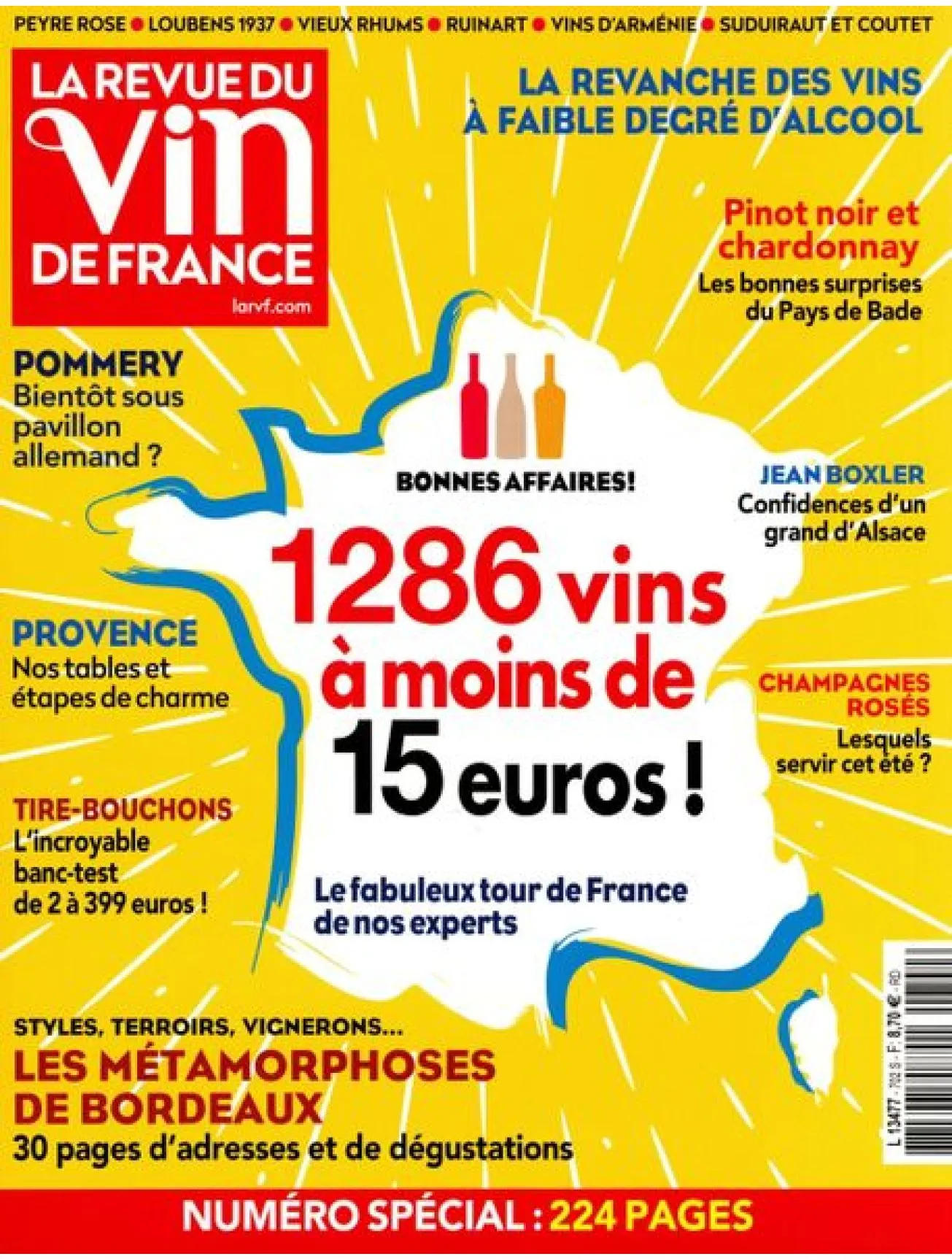 Dernière couverture — revue vin france