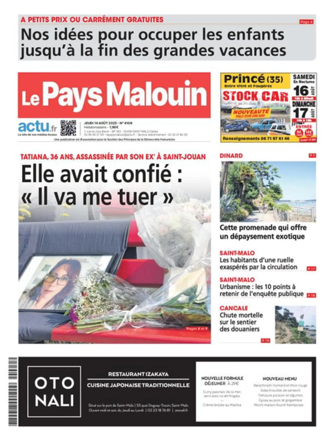 Dernière couverture — Le Pays Malouin