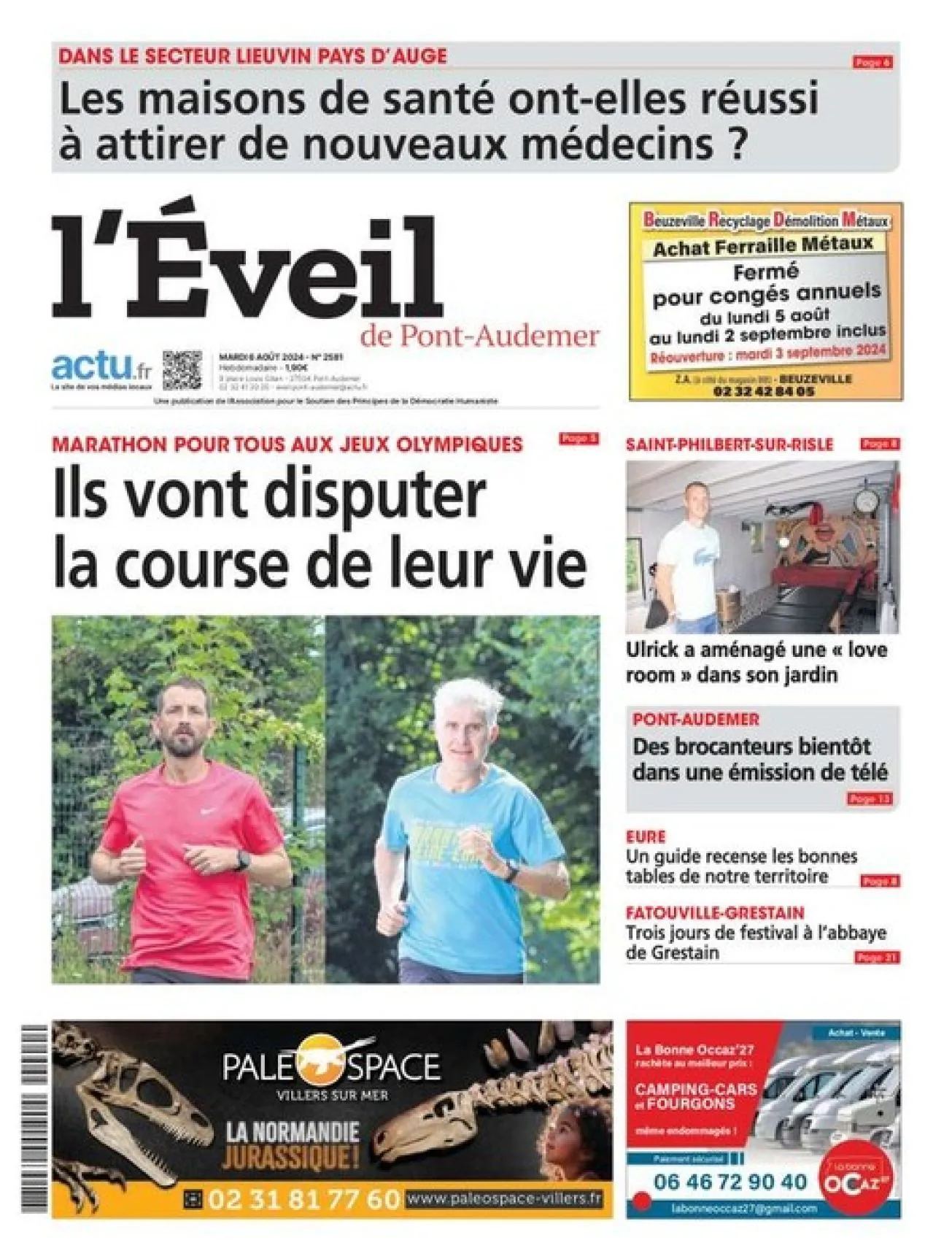 Dernière couverture — eveil pont audemer