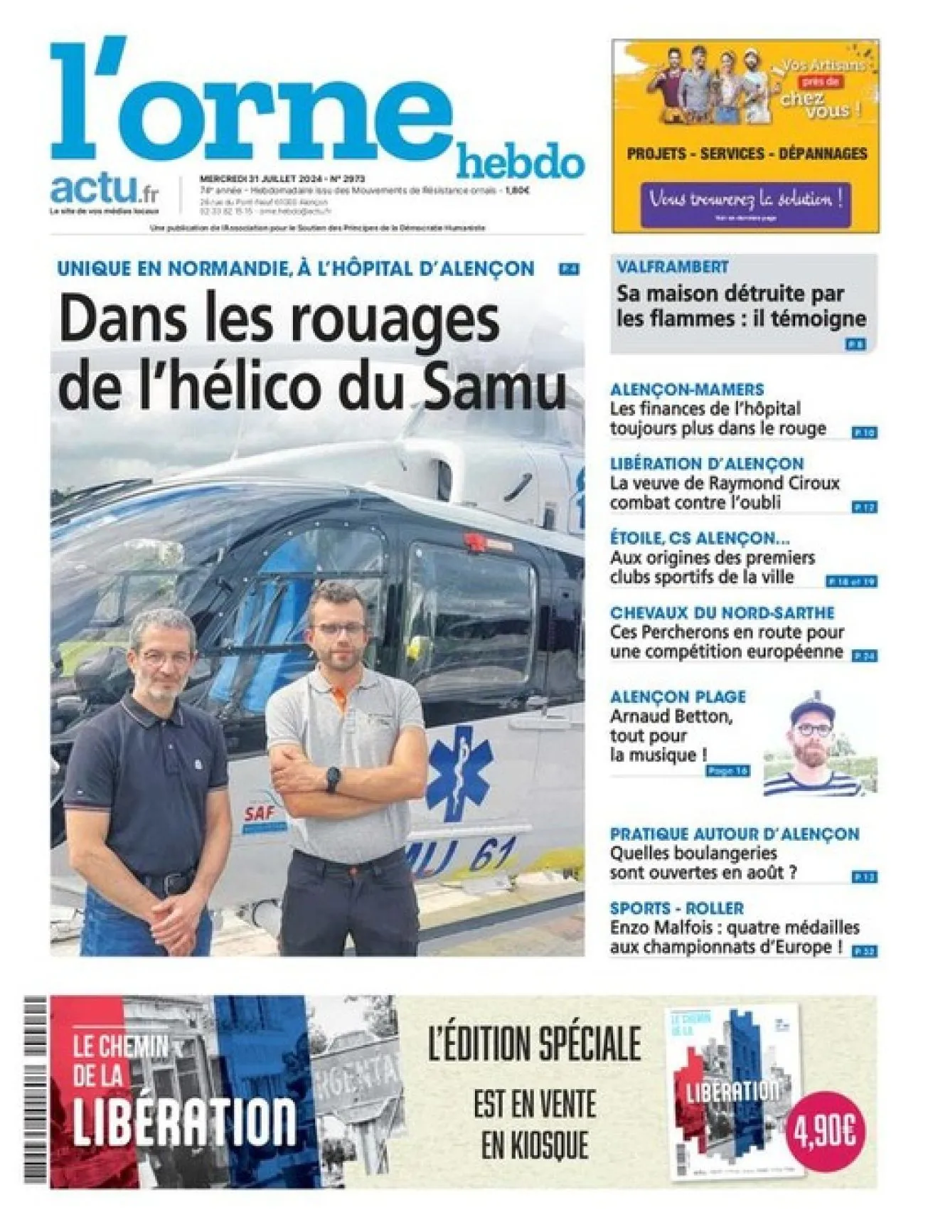 Dernière couverture — l orne hebdo